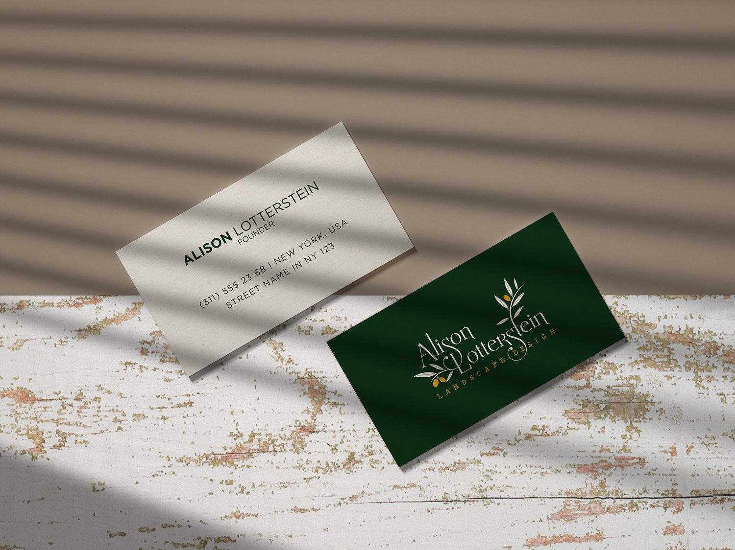 Alison Lotterstein Business Card