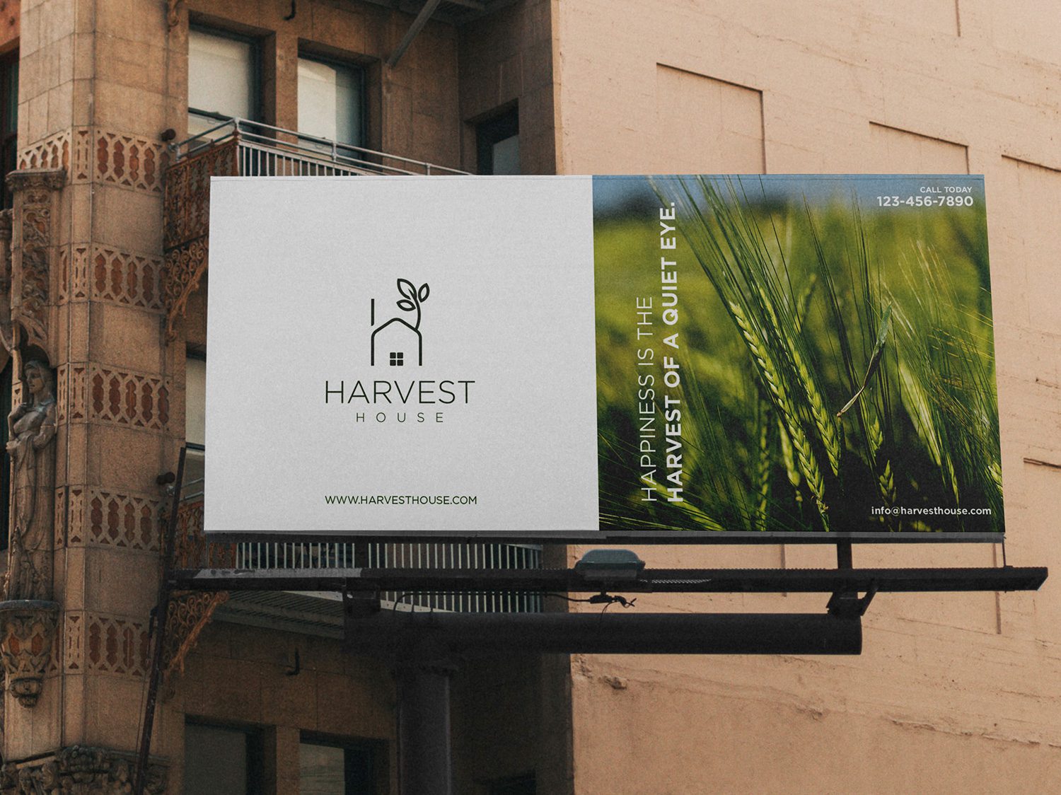 Harvest House Billboard Design