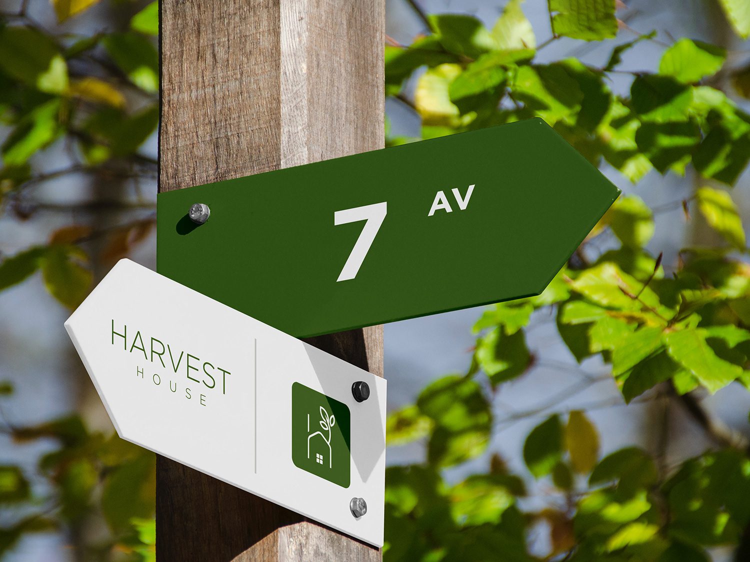 Harvest House Sign Board