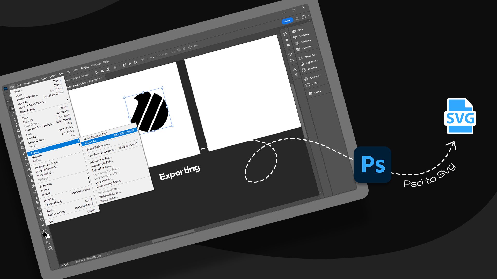 Exporting SVGs from Photoshop: Why and How