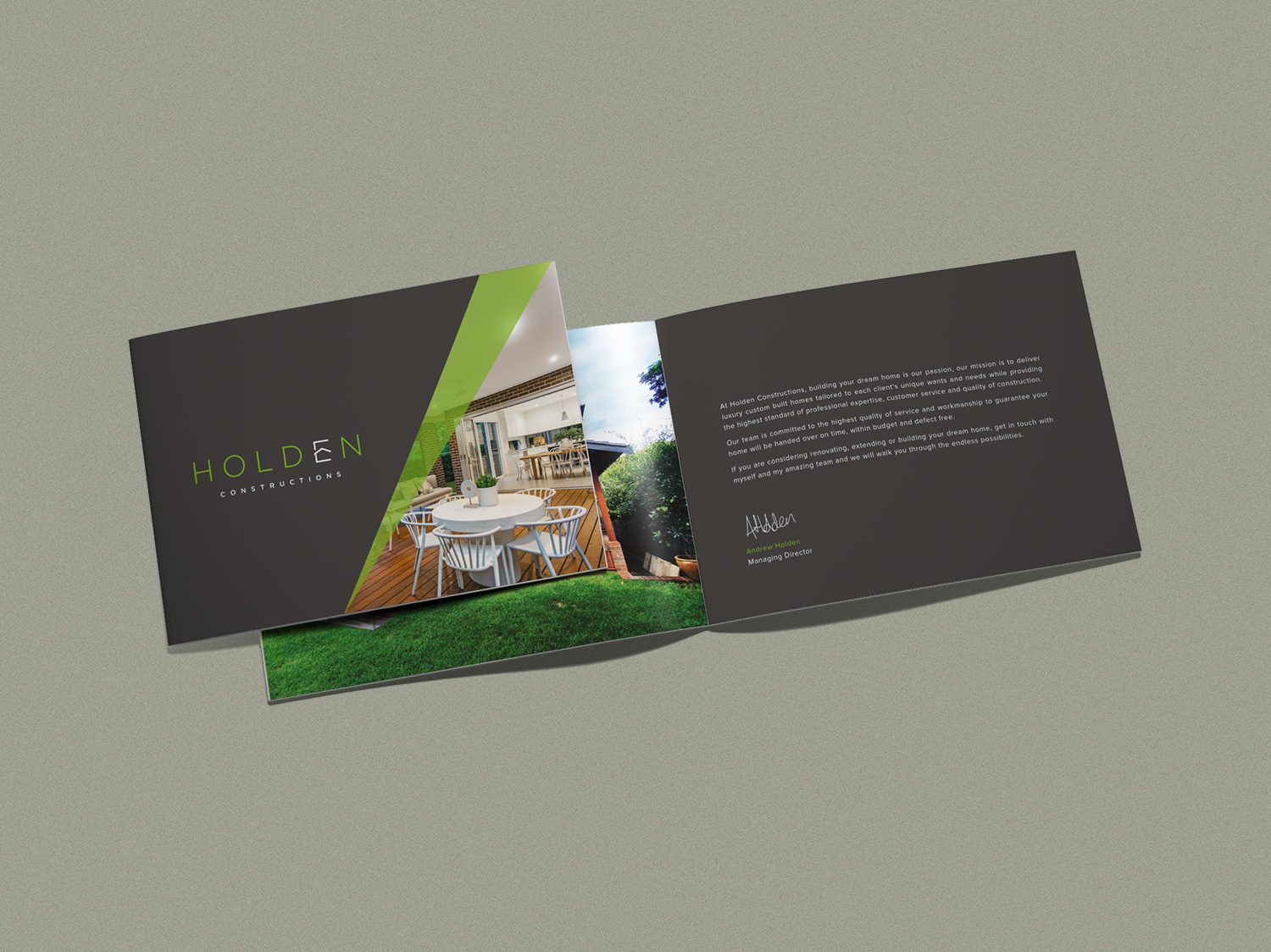 Holden Construction Brochure