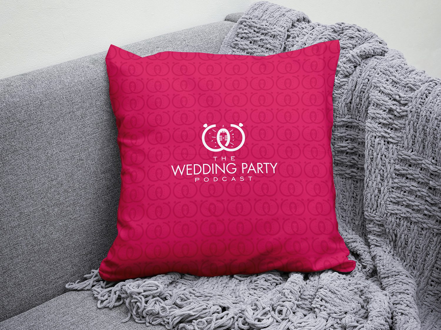 The Wedding Party Podcast Sofa