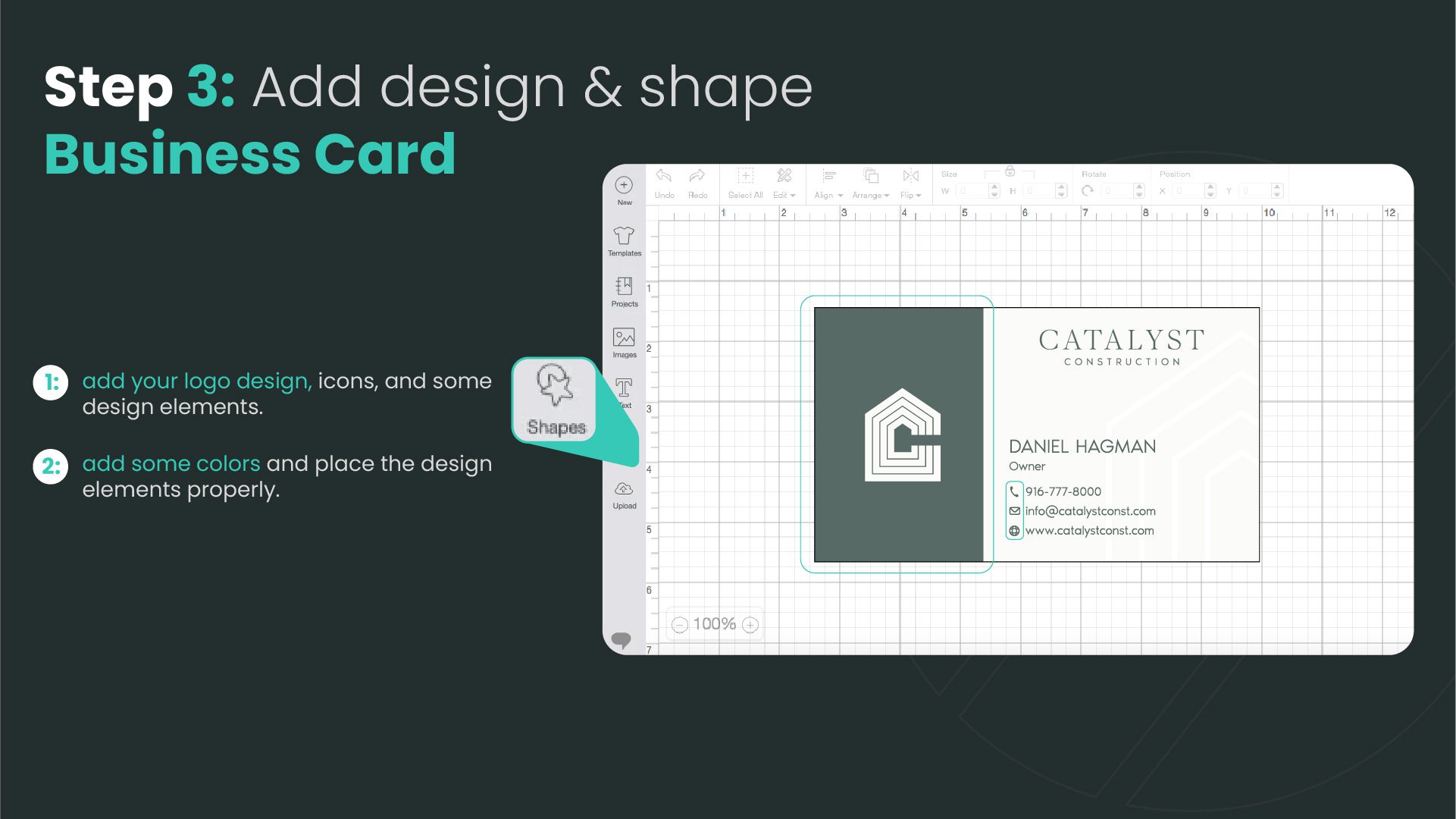 Make Business Cards with Cricut Explore Air