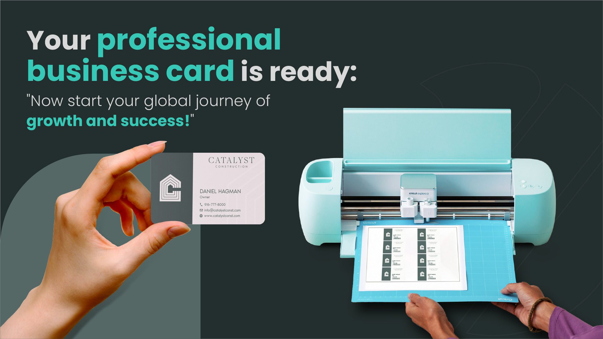 Make Business Cards with Cricut Explore Air