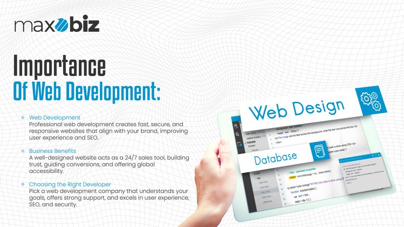 Why Your Business Needs Professional Web Development Services