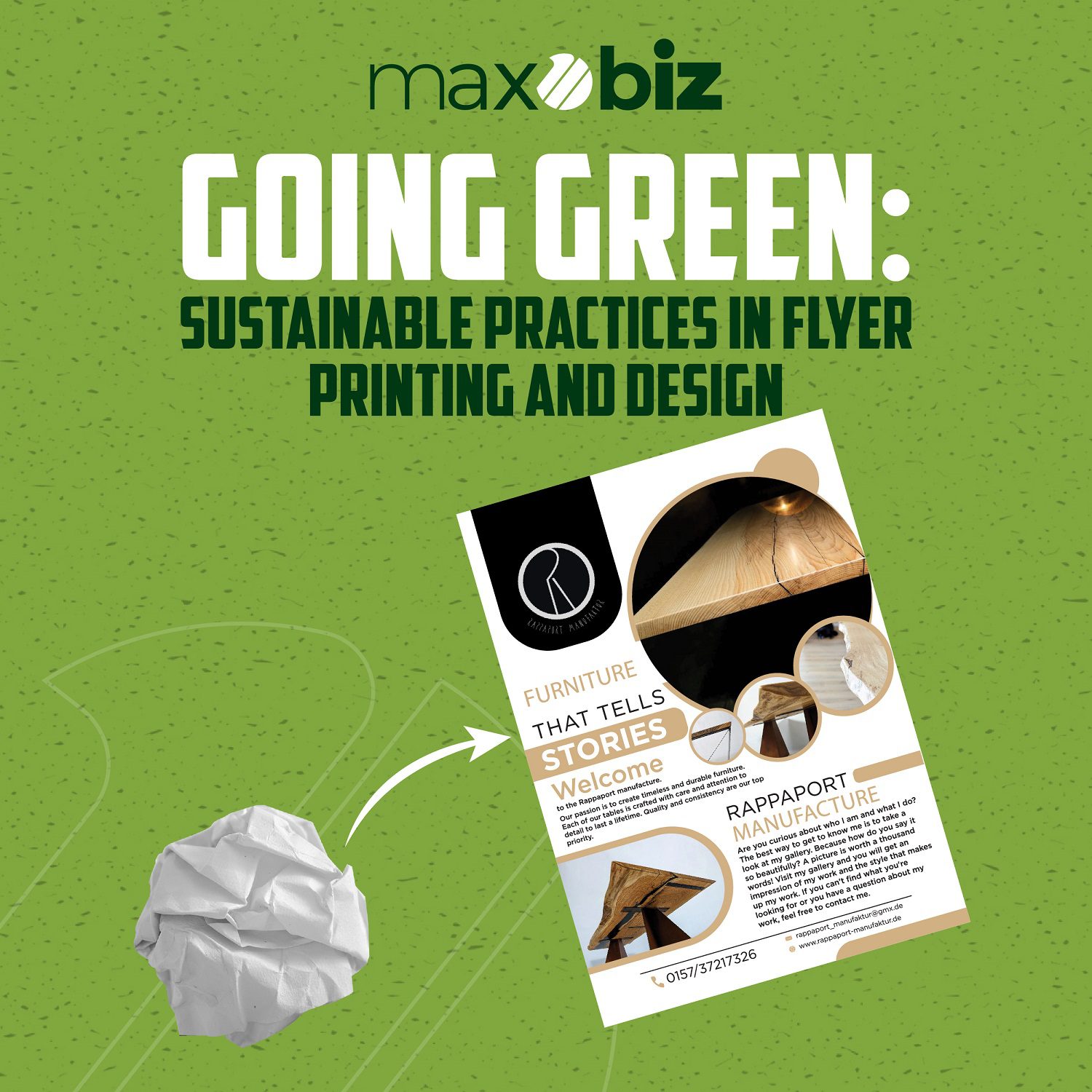 Going Green: Sustainable Practices in Flyer Printing and Design