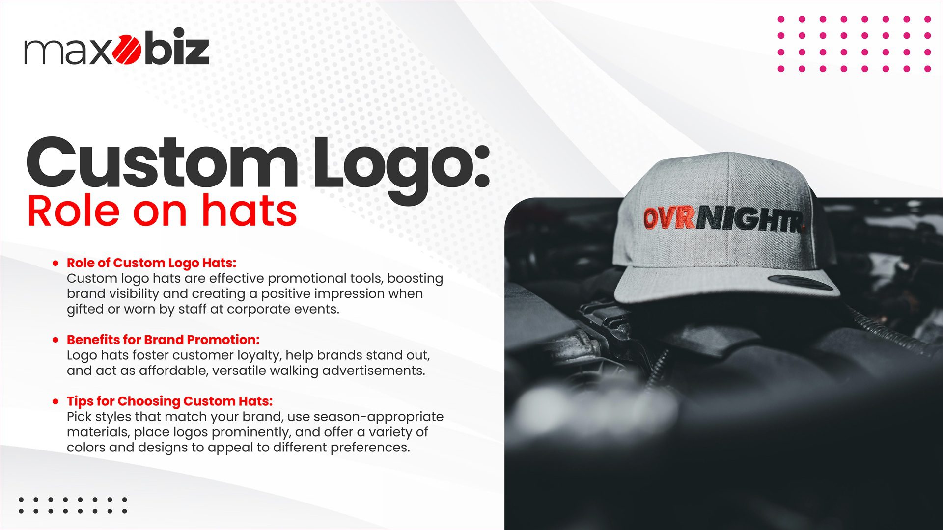 role of custom logo hats in brand promotion