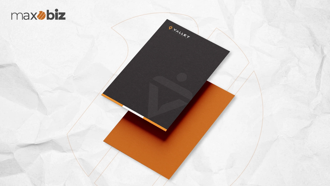 Modern letterhead design example