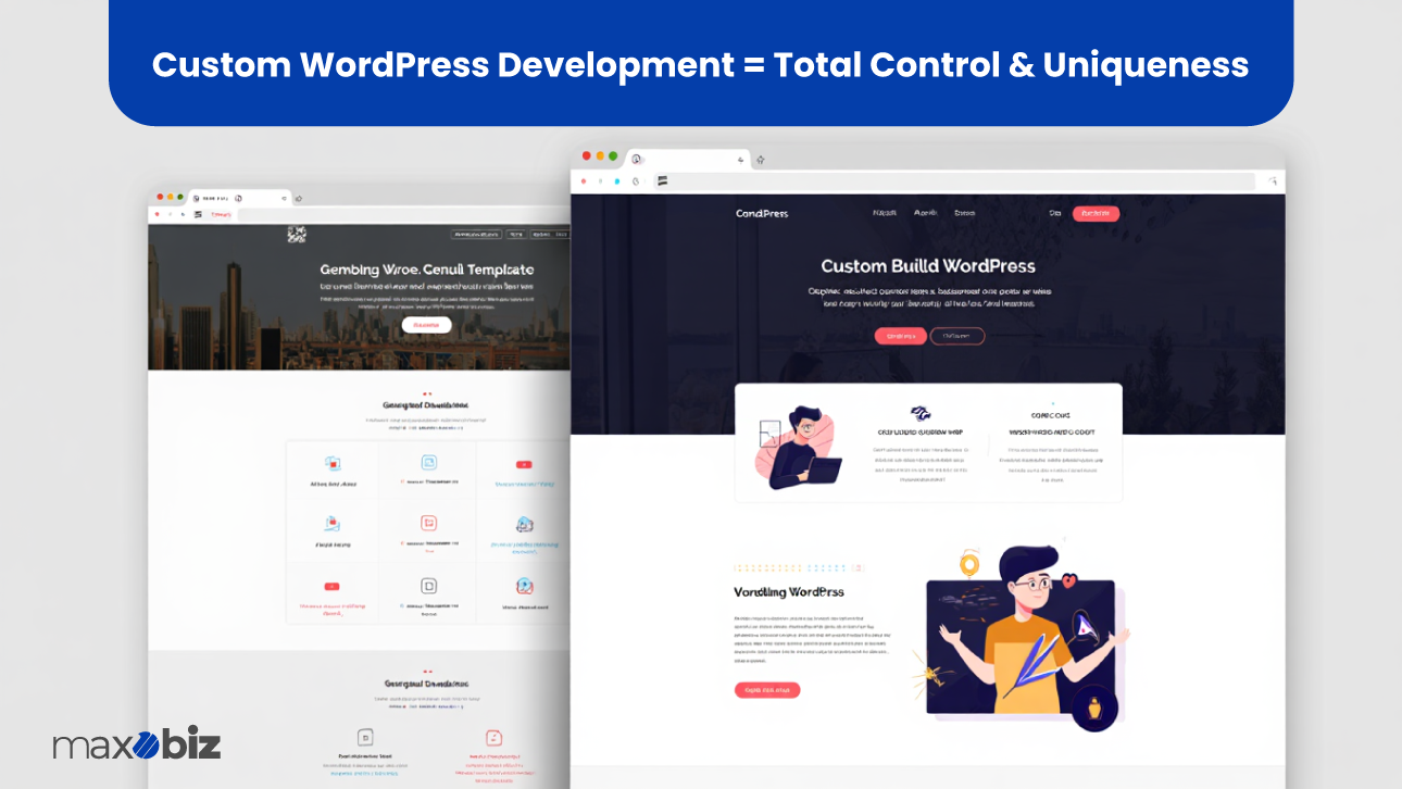 Benefits of custom wordpress development 