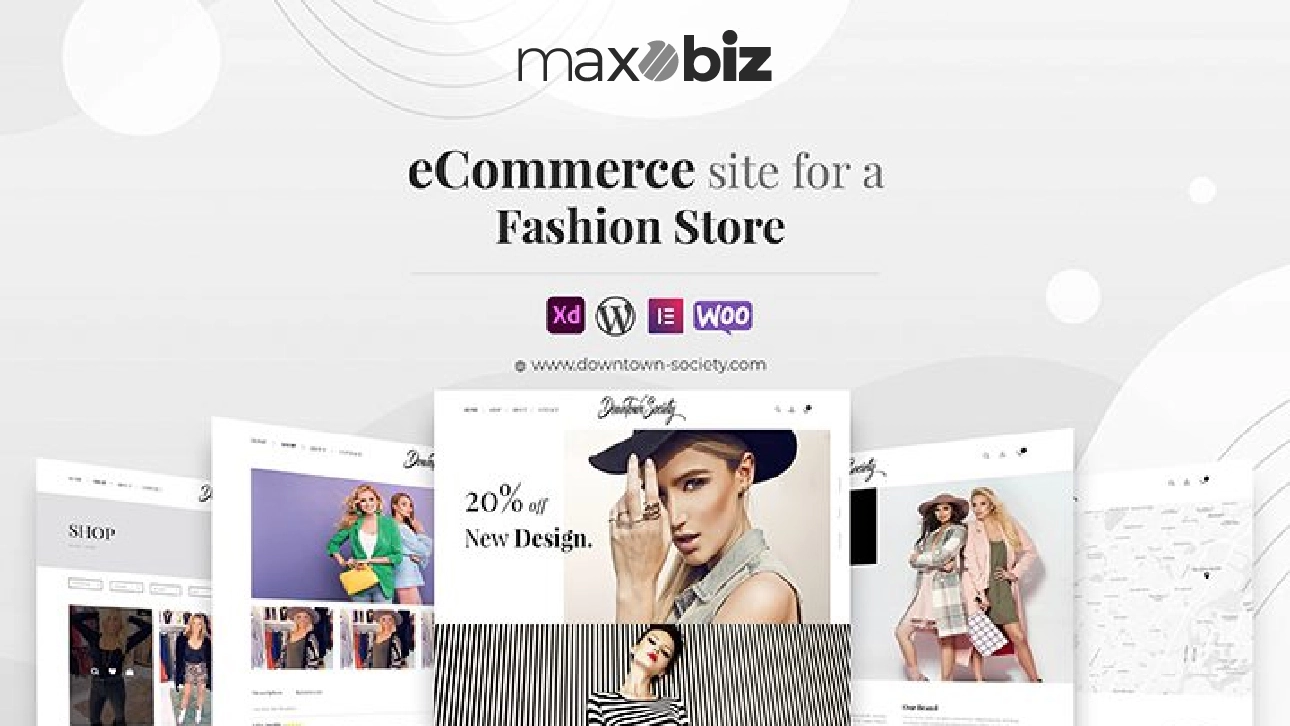 fashion store web design trends