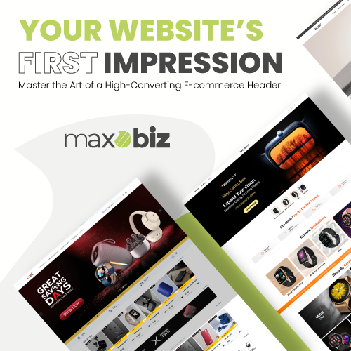 What needs to be in the Header for E-commerce Website?